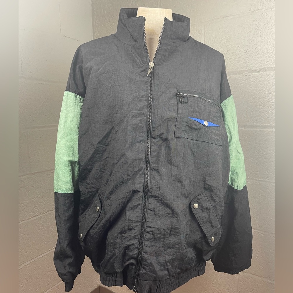 Large black le cow sport vintage jacket